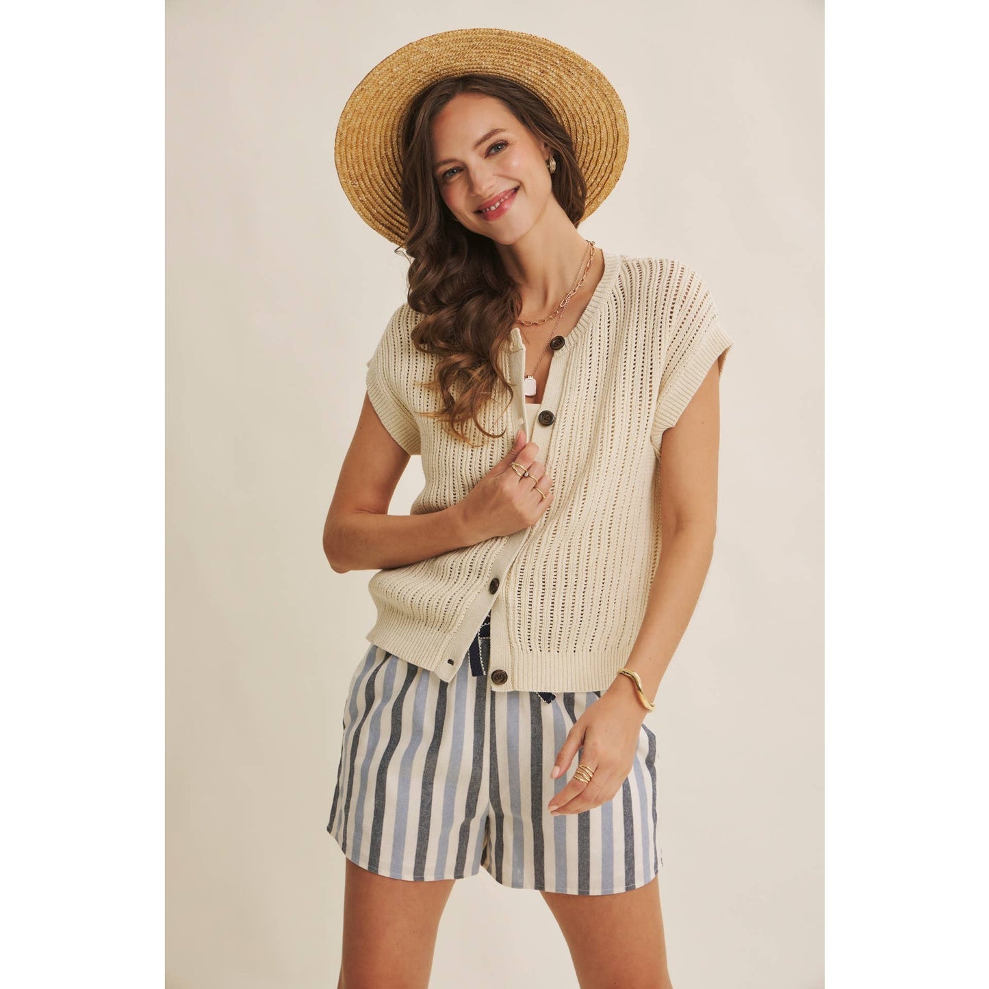 Button-Down Sweater Vest