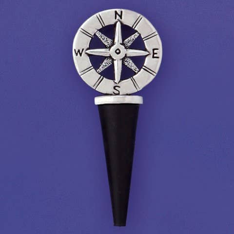 Compass Bottle Stopper