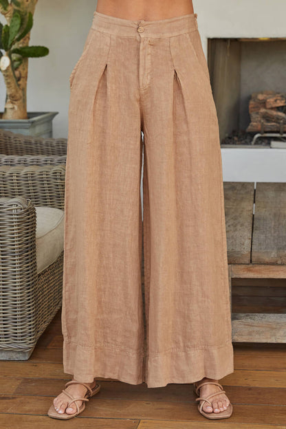 Italian Linen Palazzo Pant